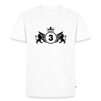 Armoiries 3 - T-shirt Premium bio Homme - blanc - Devant - Nico (187cm)
