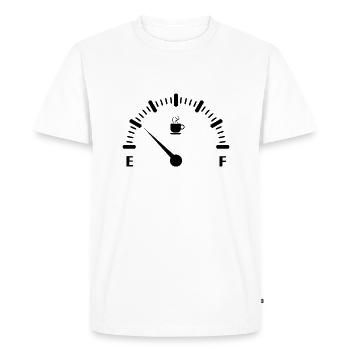 tea coffee tea coffee - Men's Premium Organic T-Shirt - white - Front - Nico (187cm)