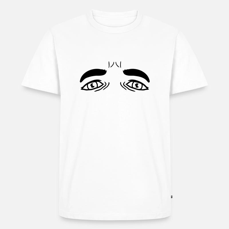 Conception de Crying Sad Eyes - T-shirt Premium bio Homme - blanc