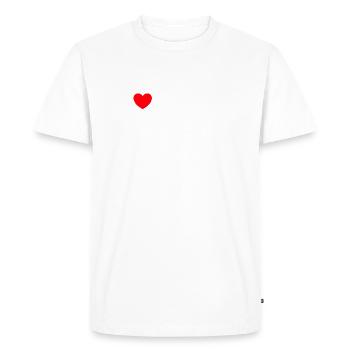 I love them all: German islands - Men's Premium Organic T-Shirt - white - Front - Nico (187cm)