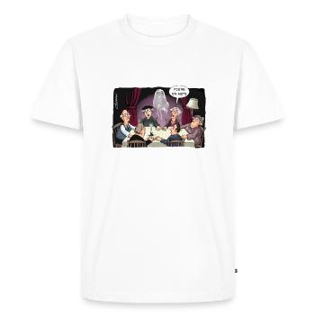 Seance 'You re on Mute' - Men's Premium Organic T-Shirt - white - Front - Nico (187cm)