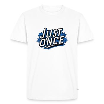 Les Maple Leafs juste une fois sombres - T-shirt Premium bio Homme - blanc - Devant - Nico (187cm)