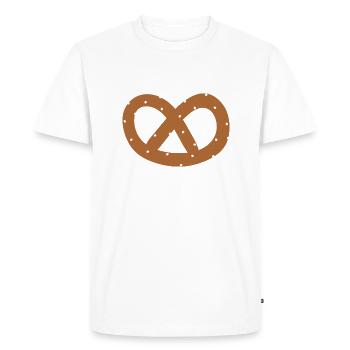 Bretzel - T-shirt Premium bio Homme - blanc - Devant - Nico (187cm)