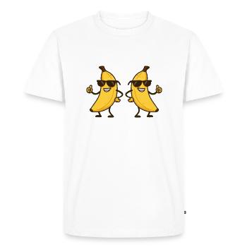 Babane Bande Dessinée Cool 2 - T-shirt Premium bio Homme - blanc - Devant - Nico (187cm)