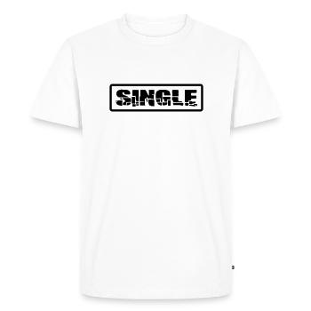 unique - T-shirt Premium bio Homme - blanc - Devant - Nico (187cm)