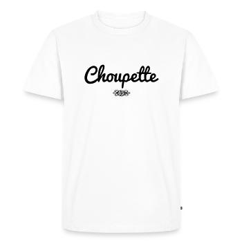 Choupette - T-shirt Premium bio Homme - blanc - Devant - Nico (187cm)
