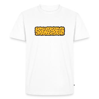 bâtonnets de poisson savoureuse cuisine mangent le - T-shirt Premium bio Homme - blanc - Devant - Nico (187cm)