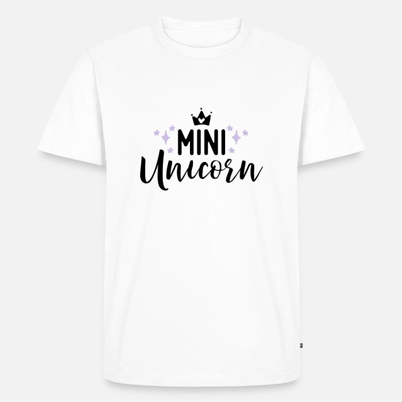 Unicorn - Männer Premium Bio T-Shirt - Weiß