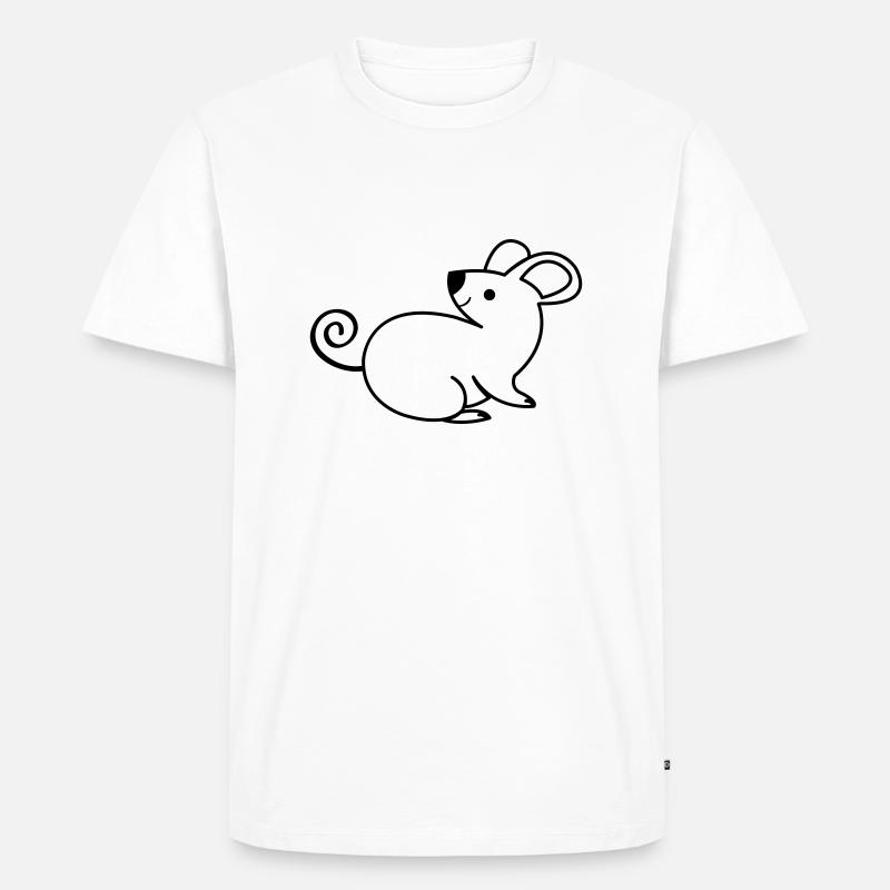 Souris - T-shirt Premium bio Homme - blanc