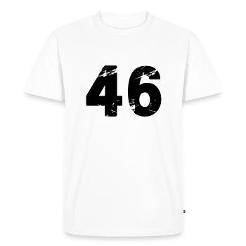 46 - T-shirt Premium bio Homme - blanc - Devant - Nico (187cm)