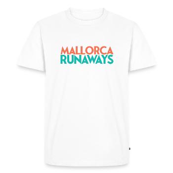 fugueurs de Majorque - T-shirt Premium bio Homme - blanc - Devant - Nico (187cm)