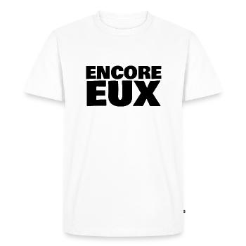 encore eux - T-shirt Premium bio Homme - blanc - Devant - Nico (187cm)