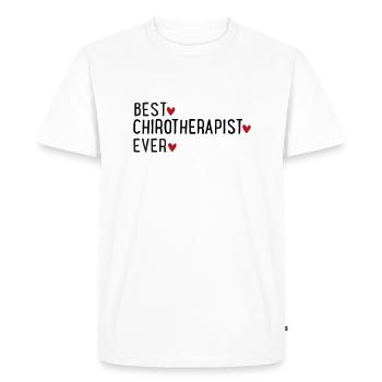Chiropractor - Men's Premium Organic T-Shirt - white - Front - Nico (187cm)