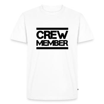 Membre d’équipage - T-shirt Premium bio Homme - blanc - Devant - Nico (187cm)