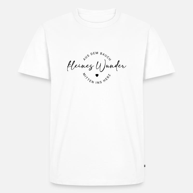 kleinesWunder - Männer Premium Bio T-Shirt - Weiß