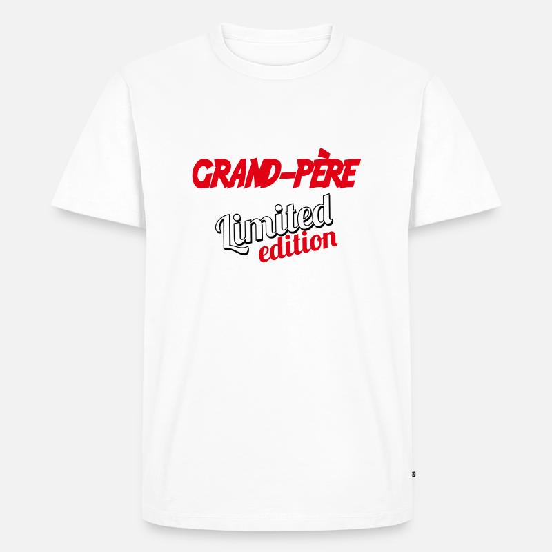 Opa LIMITIERTE AUFLAGE - Männer Premium Bio T-Shirt - Weiß