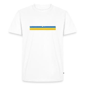 Mykolaïv Ukraine Vintage Roots - Fièrement ukrainien - T-shirt Premium bio Homme - blanc - Devant - Nico (187cm)