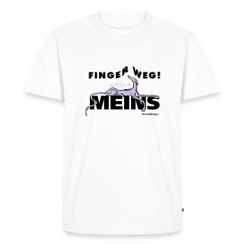 Meins - Men's Premium Organic T-Shirt - white - Front - Nico (187cm)