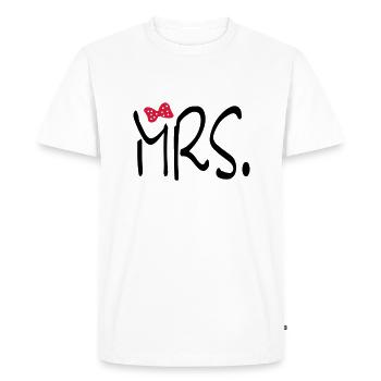 mrs - Men's Premium Organic T-Shirt - white - Front - Nico (187cm)