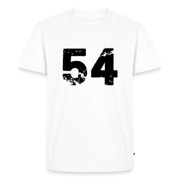 54 - T-shirt Premium bio Homme - blanc - Devant - Nico (187cm)