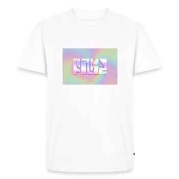 Faux - T-shirt Premium bio Homme - blanc - Devant - Nico (187cm)