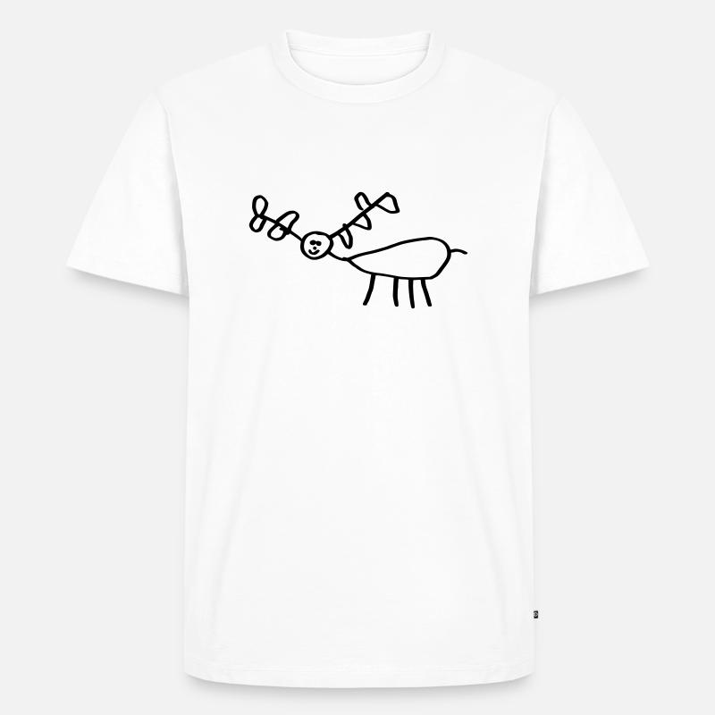 Mooser - Männer Premium Bio T-Shirt - Weiß