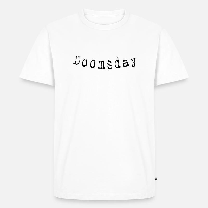 Doomsday - Männer Premium Bio T-Shirt - Weiß