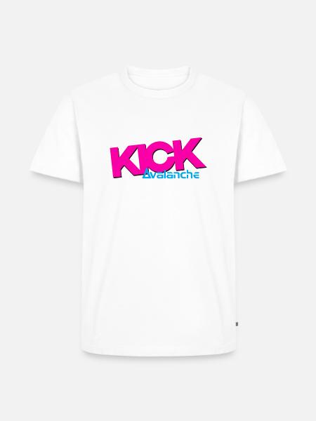 kick avalanche - Men's Premium Organic T-Shirt - white