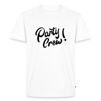 Équipe de fête - T-shirt Premium bio Homme - blanc - Devant - Nico (187cm)