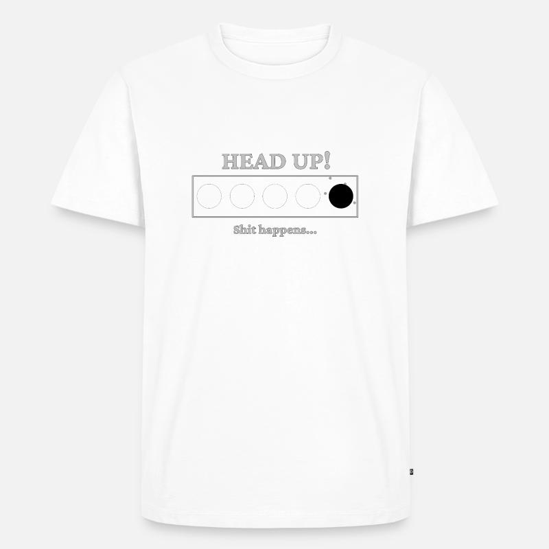 Strafrunde - Männer Premium Bio T-Shirt - Weiß