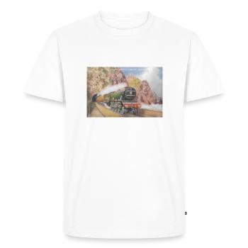 Riviera de Cornouailles - T-shirt Premium bio Homme - blanc - Devant - Nico (187cm)