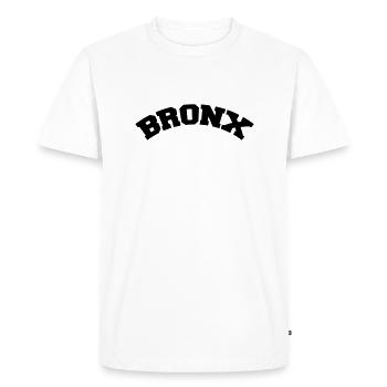 bronx - T-shirt Premium bio Homme - blanc - Devant - Nico (187cm)