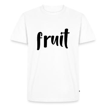 Fruit - T-shirt Premium bio Homme - blanc - Devant - Nico (187cm)