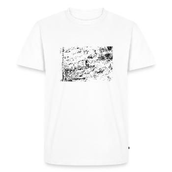 MTB MTB bike BMX - Men's Premium Organic T-Shirt - white - Front - Nico (187cm)