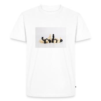 Chess pieces - Men's Premium Organic T-Shirt - white - Front - Nico (187cm)