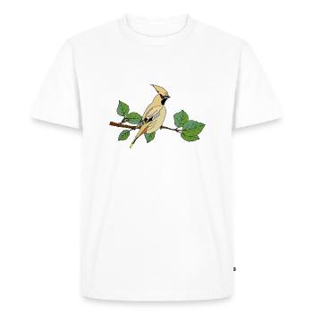 Colorful bird - Men's Premium Organic T-Shirt - white - Front - Nico (187cm)
