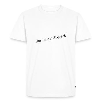 dictons drôles dictons drôles - T-shirt Premium bio Homme - blanc - Devant - Nico (187cm)
