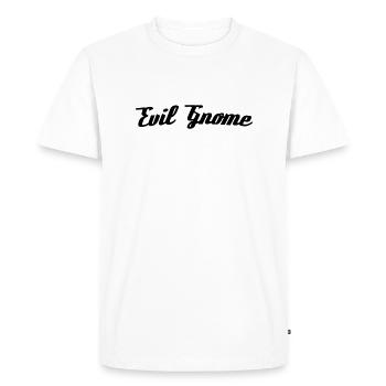 Gnome maléfique - T-shirt Premium bio Homme - blanc - Devant - Nico (187cm)