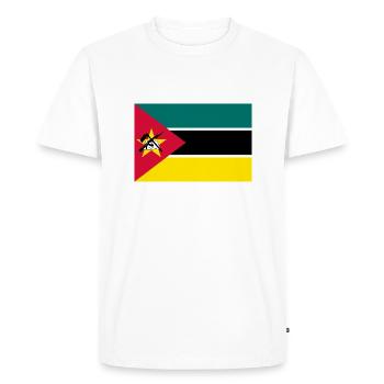 Mozambique - T-shirt Premium bio Homme - blanc - Devant - Nico (187cm)