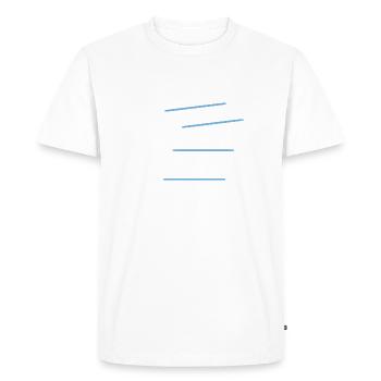 Obergiesing - T-shirt Premium bio Homme - blanc - Devant - Nico (187cm)