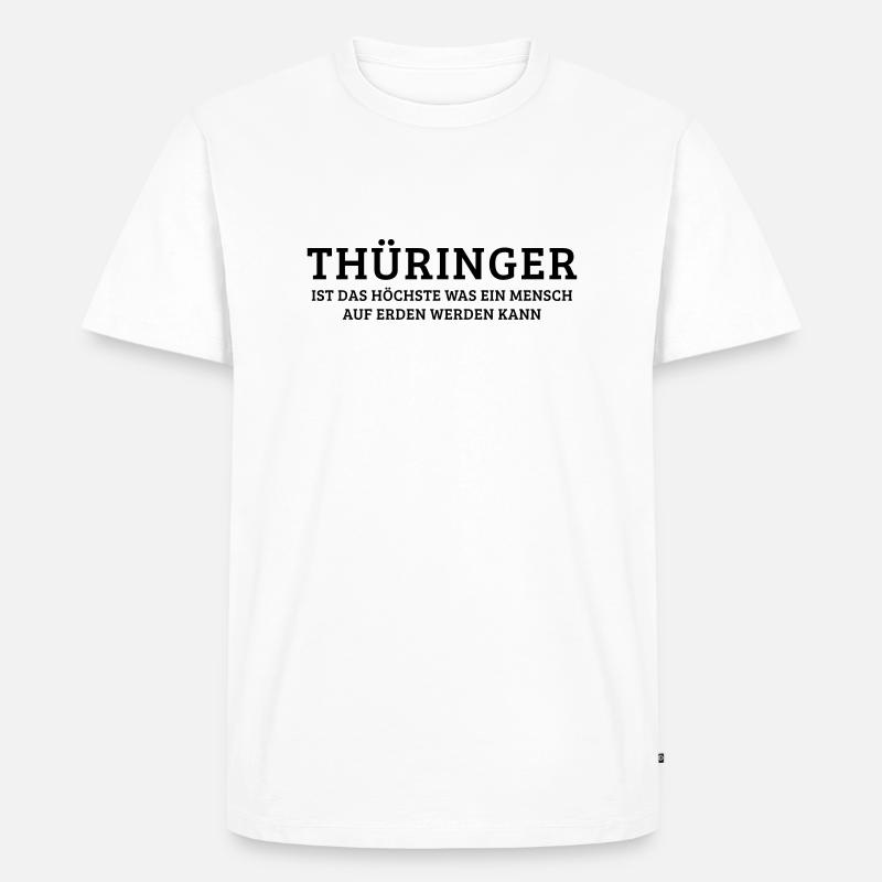 Thüringer – Thüringen (dh - Männer Premium Bio T-Shirt - Weiß