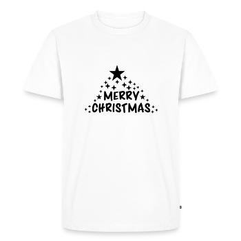 nikolaus sapin de noël sapin étoile desig - T-shirt Premium bio Homme - blanc - Devant - Nico (187cm)