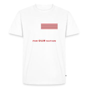 Votez Biden Harris - T-shirt Premium bio Homme - blanc - Devant - Nico (187cm)