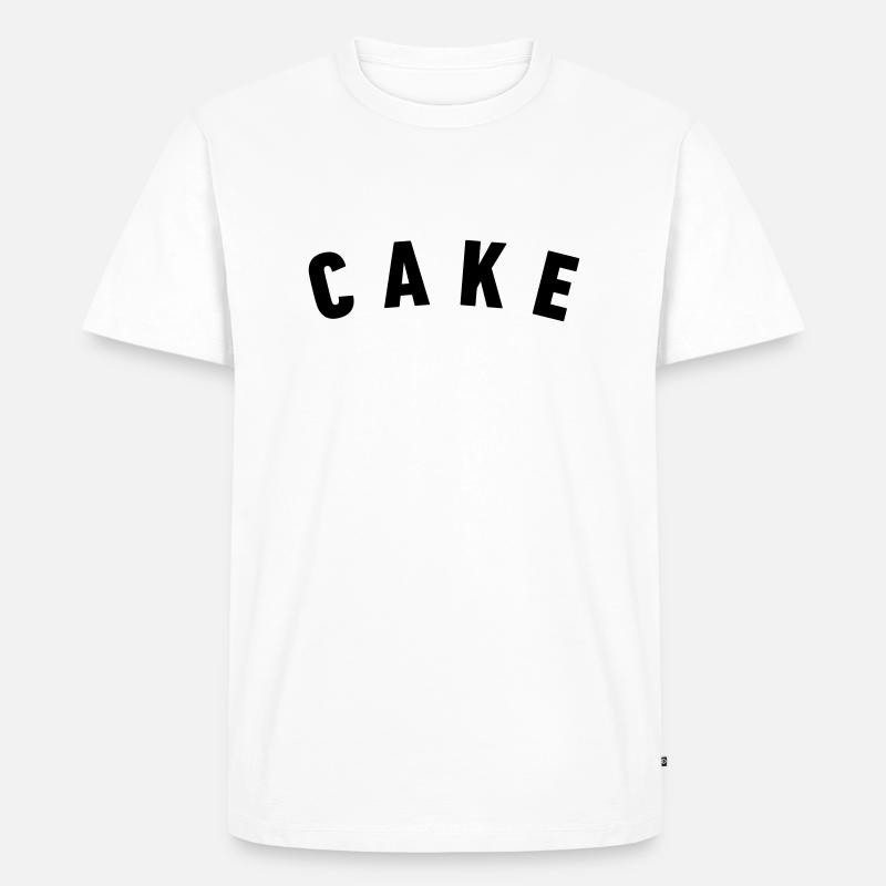 cake - T-shirt Premium bio Homme - blanc
