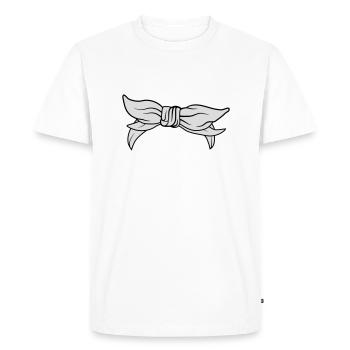 Bandana foulard couvre-chef femme - T-shirt Premium bio Homme - blanc - Devant - Nico (187cm)