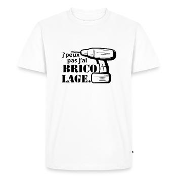 Craftsman Handyman Craft Tool Construction Site - Men's Premium Organic T-Shirt - white - Front - Nico (187cm)