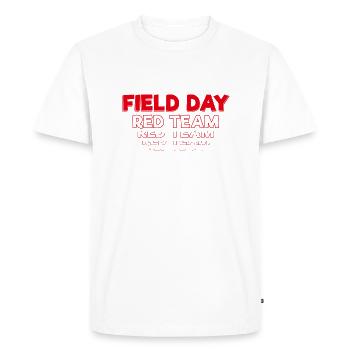 Field Day School - PE Teacher - Red Team for Kids - Men's Premium Organic T-Shirt - white - Front - Nico (187cm)