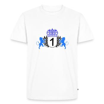Armoiries 1 - T-shirt Premium bio Homme - blanc - Devant - Nico (187cm)