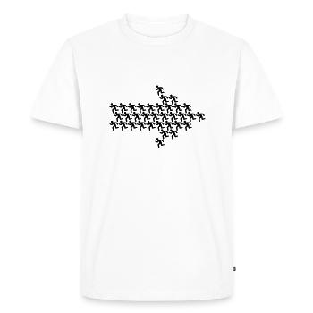 contresens - T-shirt Premium bio Homme - blanc - Devant - Nico (187cm)
