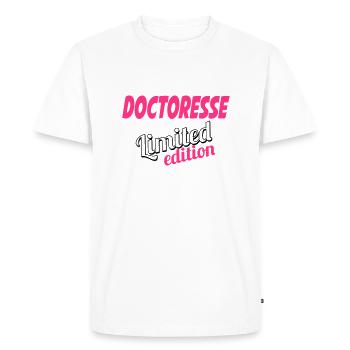 Docteur / Infirmier / Kiné / Médecin / Doctoresse - Men's Premium Organic T-Shirt - white - Front - Nico (187cm)